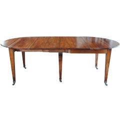 A 12.5 ft French Early 19th Century Walnut Extending DiningTable