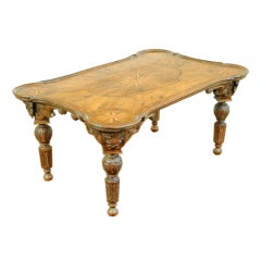 Antique A Beautifully Inlaid Italian LXIV Period & Later Coffee Table
