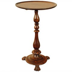English William IV Style Mahogany Pedestal Table