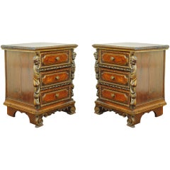 A Pair of 18th Century and Later Italian Baroque Style Commodes