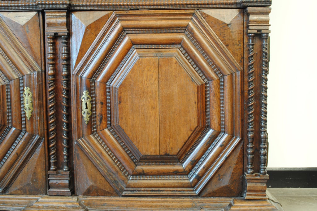 Early 18th Century French Carved Oak Armoire 6