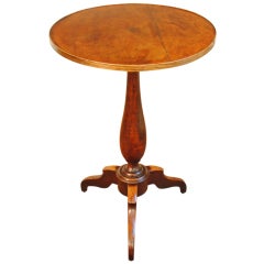 A 2nd Quarter 19th Century Circular Louis Philippe Walnut Table