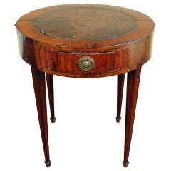 A French Late 18th/Early 19th Century Kingwood Bouillotte Table