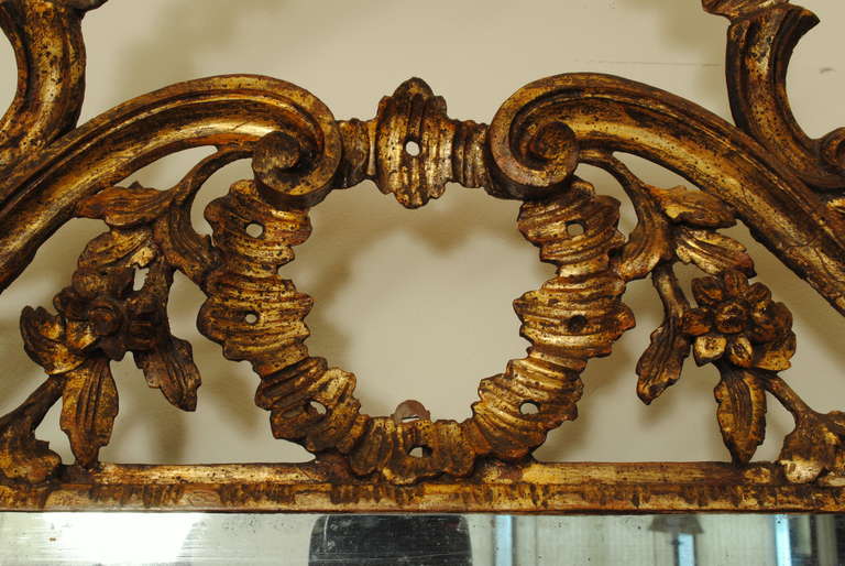 Carved Giltwood Venetian Mirror 2