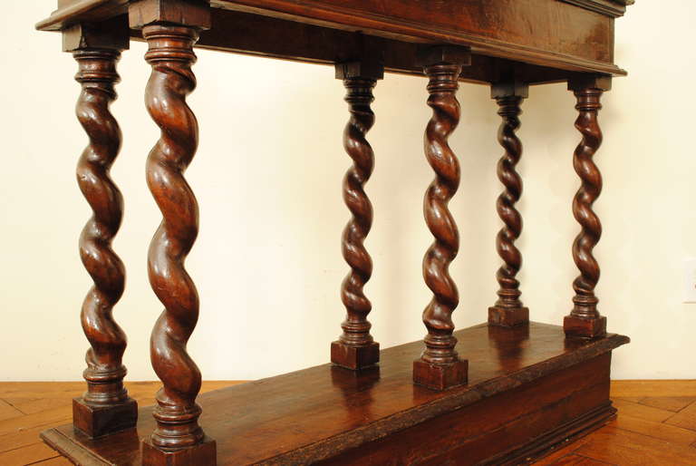 An Italian Early 18th Century Walnut Console 4