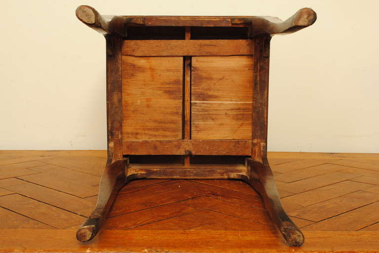 Italian Walnut Two-Drawer Table, Early 19th Century 7