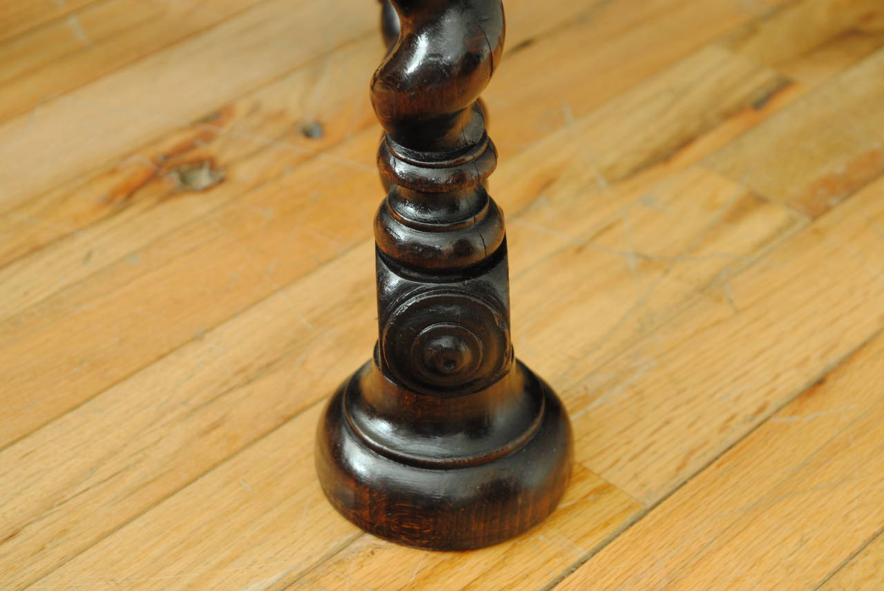 French LXIII Style Turned Walnut Low Table, Early 20th Century 2