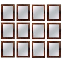 Group of 12 English Mahogany Veneer Late Neoclassic Mirrors, circa 1840 11