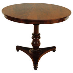 Italian Neoclassical Period Mahogany Center Table, Mid-19th Century
