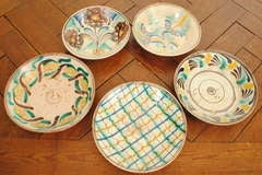 A Group of 5 19th Century Portuguese Faence Bowls