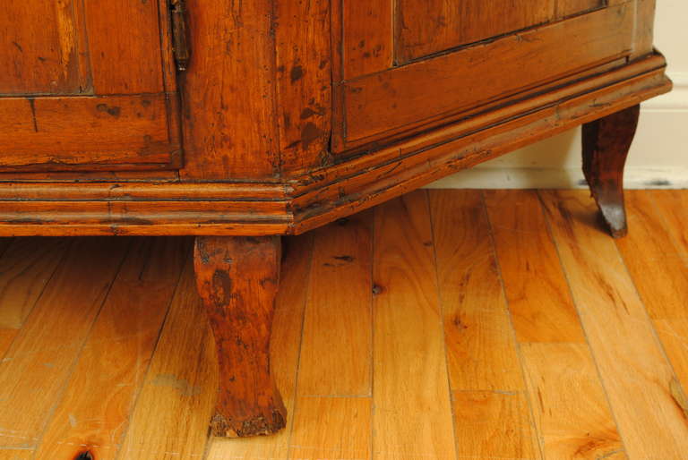 Italian, Veneto Region, Credenza Scantonata in Fruitwood, 18th or 19th Century 4