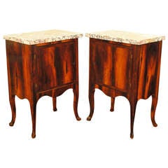 A Pair of 18th C. Tuscan, Sienna/Firenze, Commodini