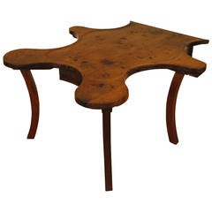 Belgian Oak Jeweler's Table, Late 19th Century