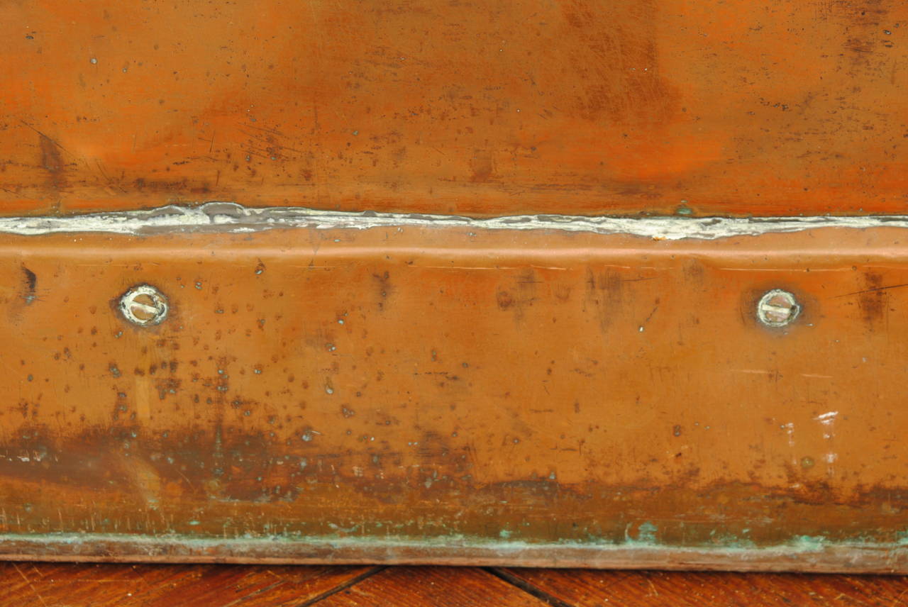 Early 19th Century German Neoclassical Copper and Zinc Lined Bathtub