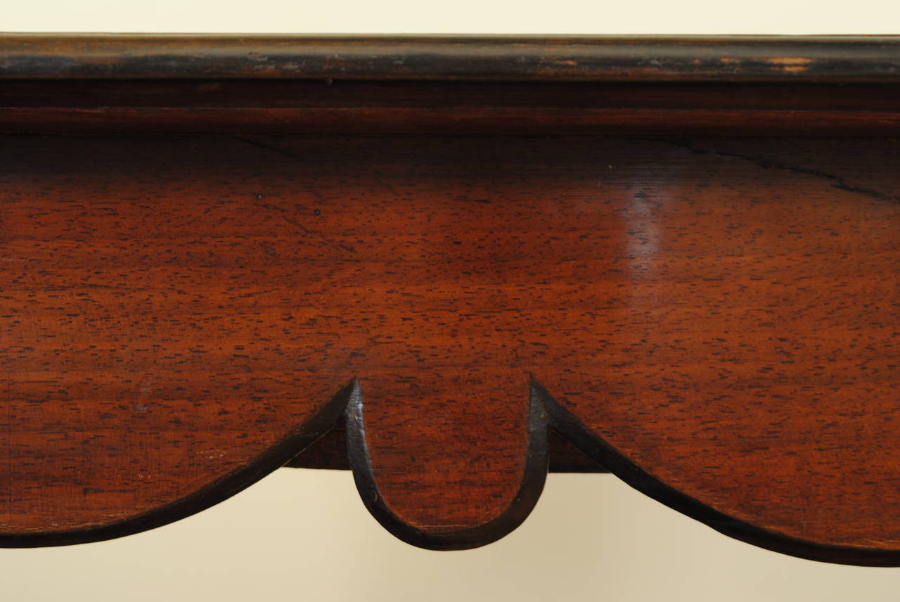 French, Louis XV Period, Mid-18th Century, Walnut and Ebonized Table 3