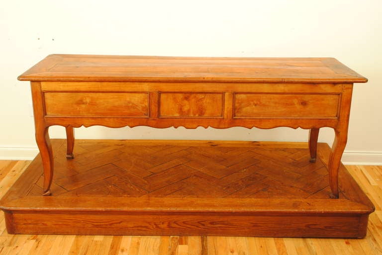 18th Century and Earlier An 18th Century French Provincial LXV Period Cherrywood Beaureaplat