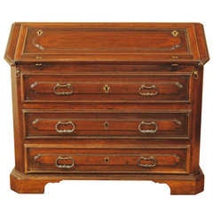 An Early 18th Century Italian, Piemonte Region, Walnut Ribalta