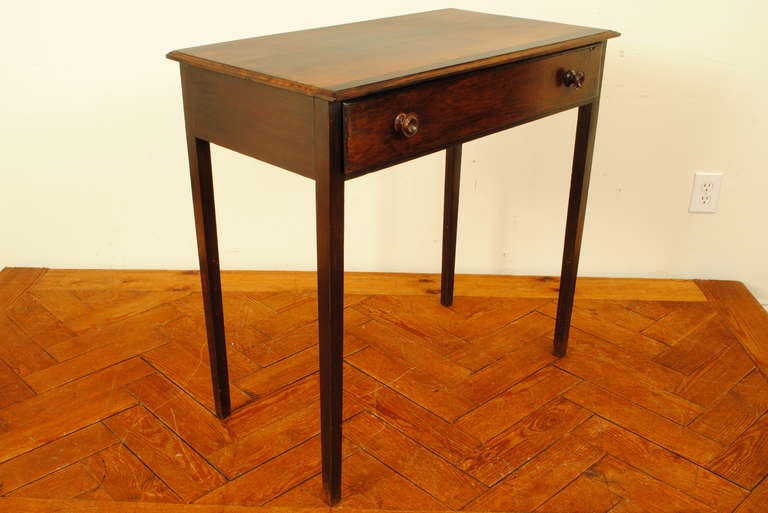 A Portuguese 2nd Quarter 19th Century Rosewood 1-Drawer Table