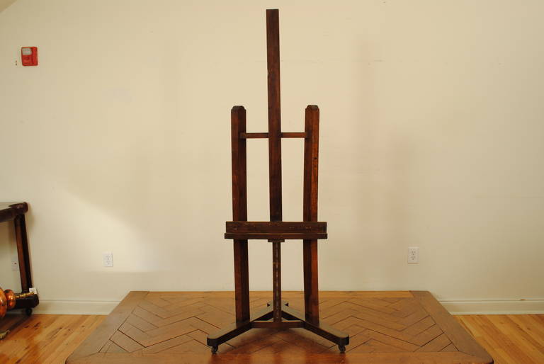 French Triangular Painter's Easel from the Turn of the 20th Century