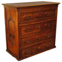 Continental Baroque Style Tall Chest or Desk