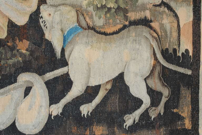 Silk 17th Century Flemish Tapestry, 