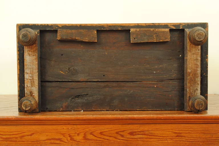 A Late 17th Century Portuguese Rosewood and Brass Mounted 1-Drawer Trunk 4