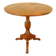 Late 2ndq 19th Century Italian Neoclassic Walnut and Inlaid Center Table
