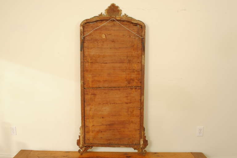 Italian Early Neoclassic Carved Giltwood Mirror, Late 18th Century 2