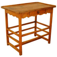 A French Mid 19th Century Pinewood Work Table