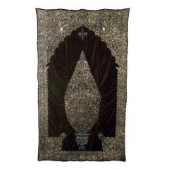 A Mehrab Indian Velvet & Woven Metallic Thread Textile