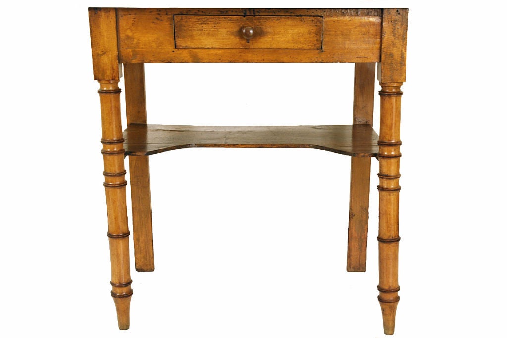 A French Louis Philippe Fruitwood Marble Top Washstand 2