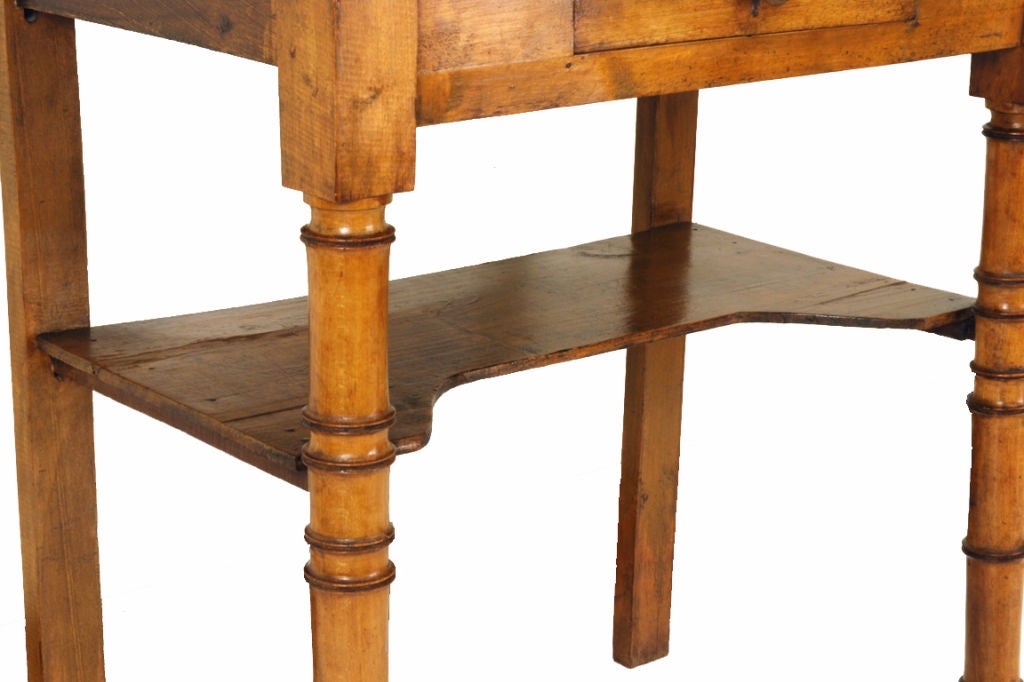 A French Louis Philippe Fruitwood Marble Top Washstand 4