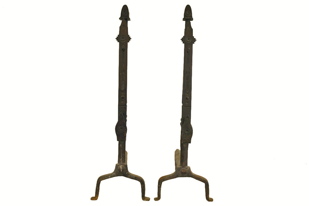 having a double body frame connected by bronze turnings