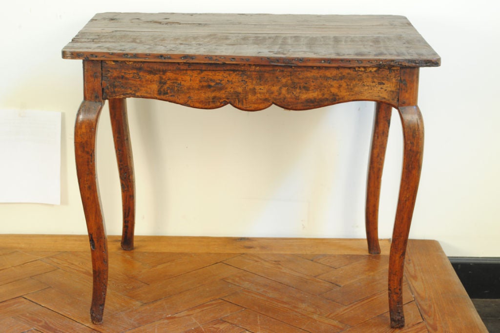 A French Louis XV Walnut Side Table