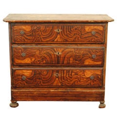 A French Louis Philippe Period Painted 3-Drawer Commode