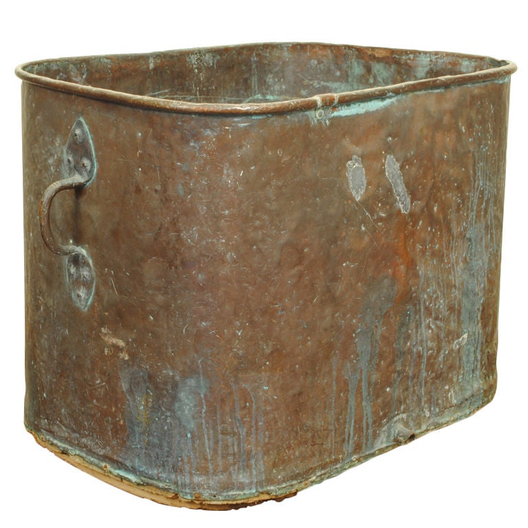 A French Neoclassical Period Copper Bathtub