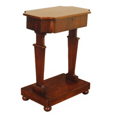 A Spanish Maghogany Neoclassical Period Work Table