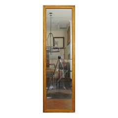 A Tall French Late Neoclassical Period Giltwood Mirror