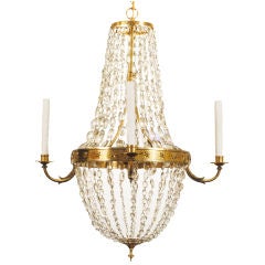 An Early 20th Century French Empire Style 4-Light Chandelier