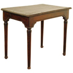 An Italian LXVI Period Provincial Dark Walnut Side Table