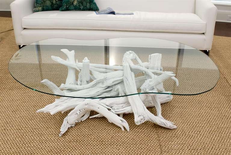 White Driftwood Coffee Table