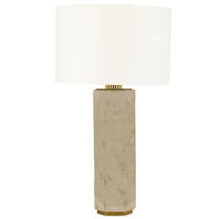 Brass and Concrete Lamp
