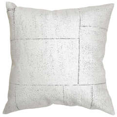 Grey & White Block Pillows