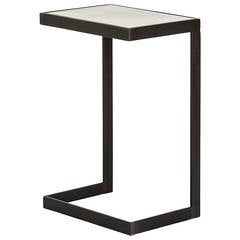 Mirror-Top Side Table