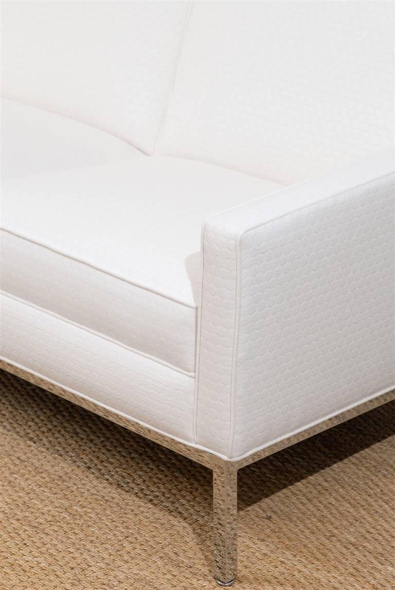 Clean-Lined Sofa For Sale 1