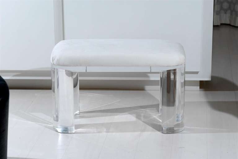 Chunky Lucite Bench 2