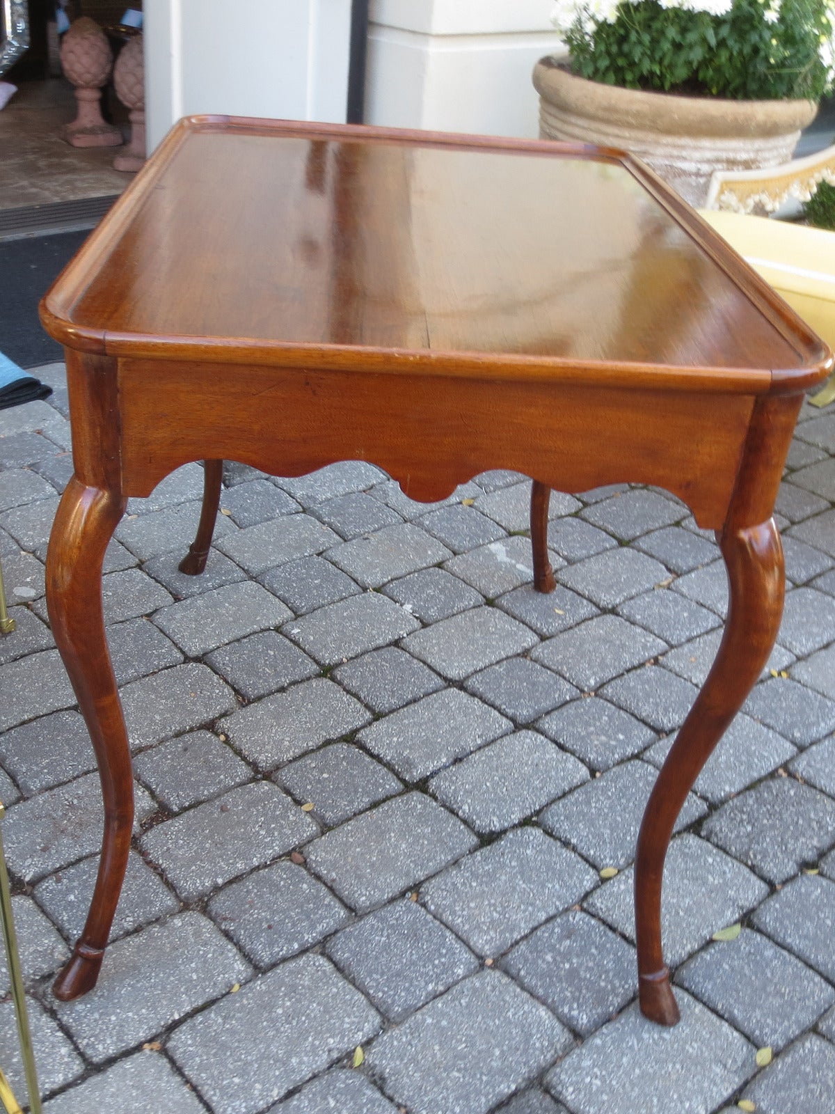18th-19th Century French Fruitwood Table In Good Condition In Atlanta, GA