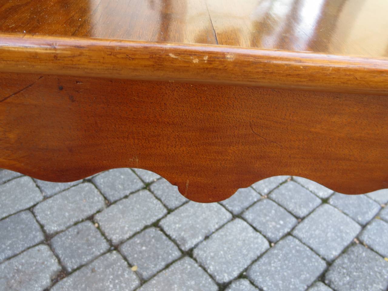 18th-19th Century French Fruitwood Table 1