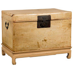 Antique 19th Century Chinese Wedding Trunk, circa 1892