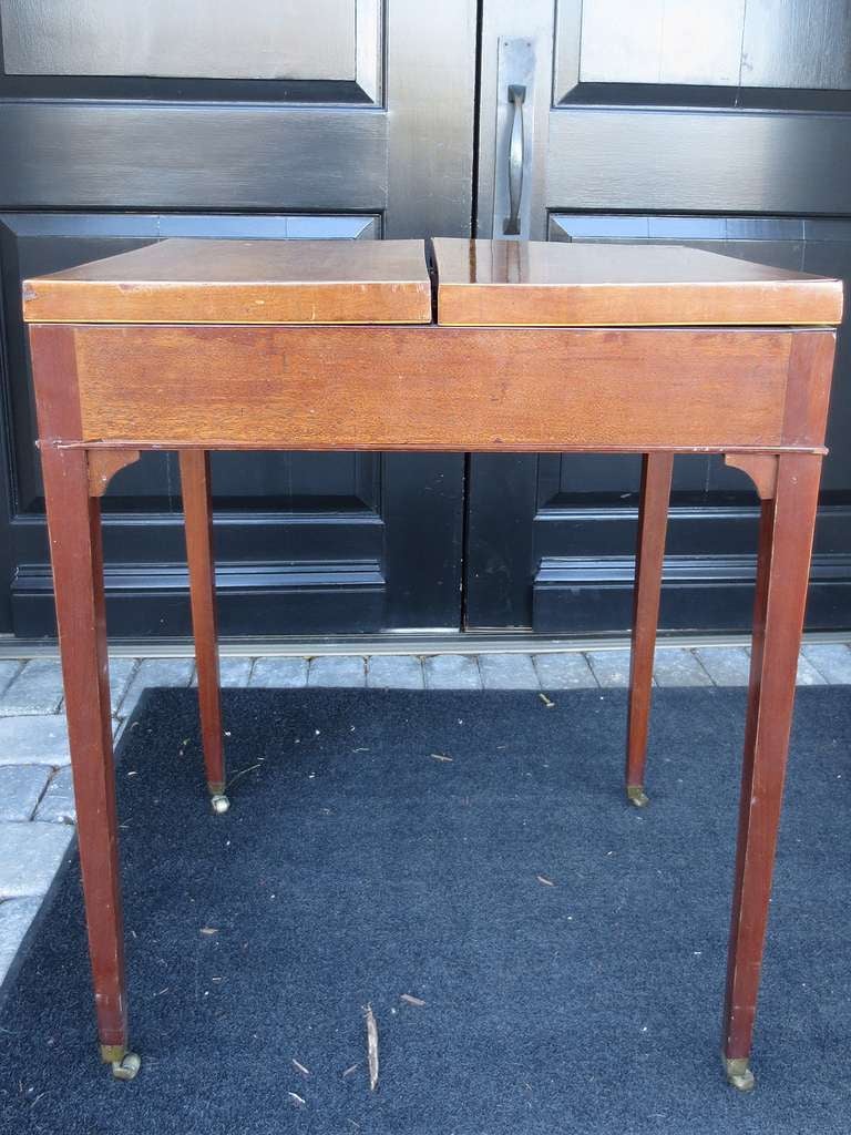 19thc English Gentleman's Dressing Table 1